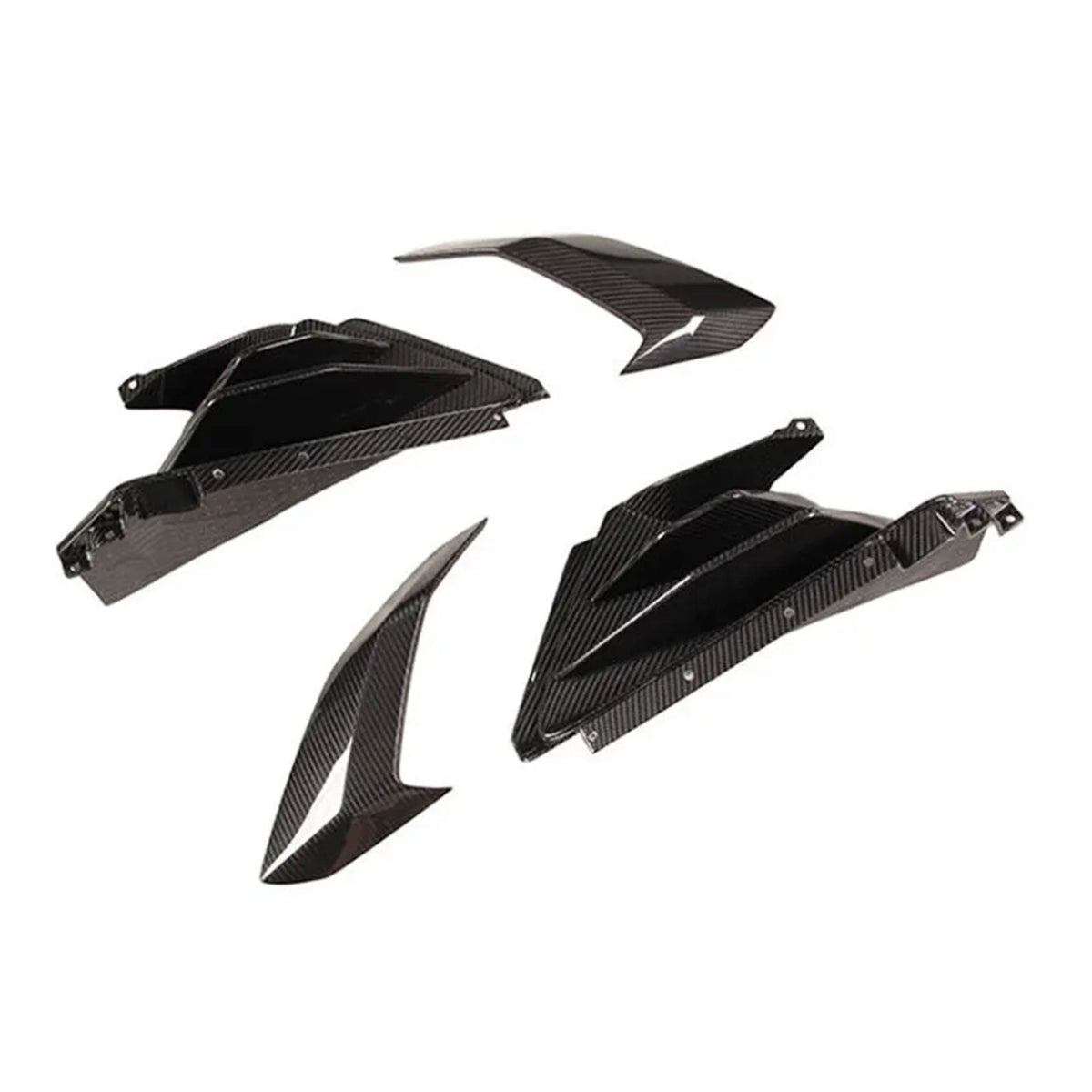 Dry Carbon Fiber Side Skirt Trim for Lamborghini Huracan EVO Tecnica
