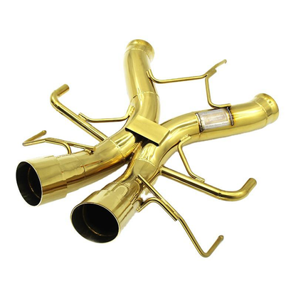 Gold Finish Rear Muffler Section Exhaust System for McLaren P1 3.8 Hybrid