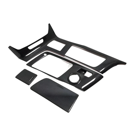 Carbon Fiber Center Console Gear Shift Trim for Chevrolet Corvette C7 Z06 ZR1