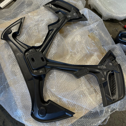 Carbon Fiber Rear Engine Bonnet Cover Window for Ferrari 488 Spyder