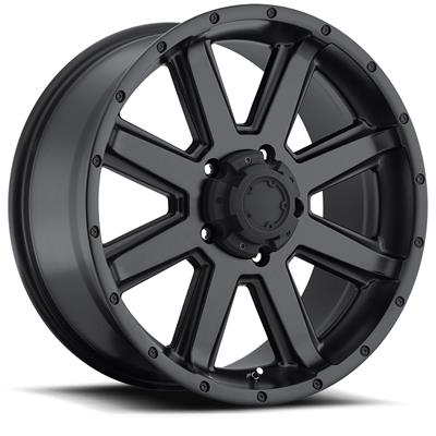 Ultra Wheel 195 Crusher Satin Black Wheels - 1955865SB