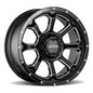 Ultra Wheel 219 Nemesis Gloss Black Wheels with Machined Accents - 2197935BMX18