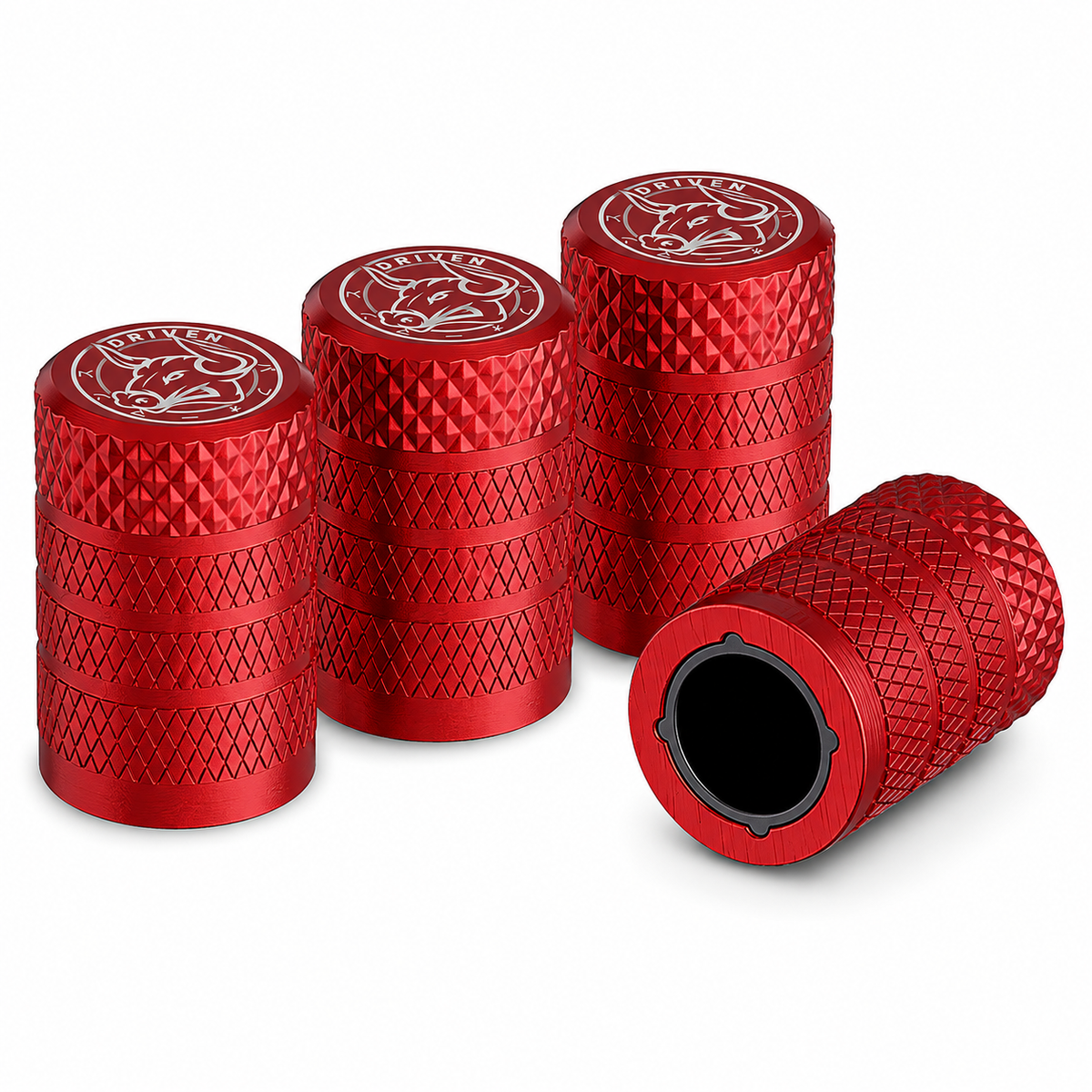 BBP® Red Valve Stem Caps 2500 ENTRIES