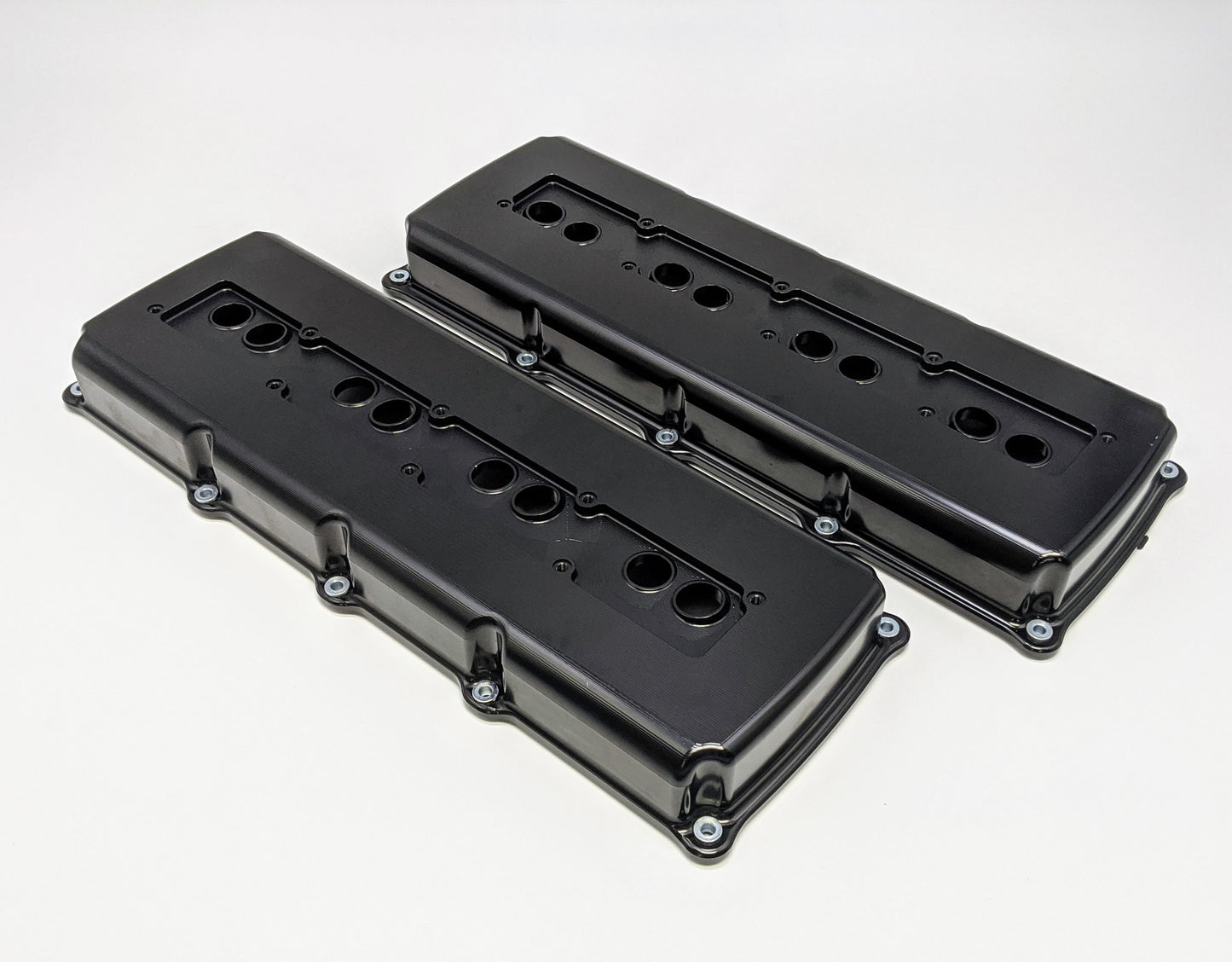 Granatelli Dodge HEMI Valve Cover Set Billet. 5.7 6.1 6.2 & 6.4 Black Anodized