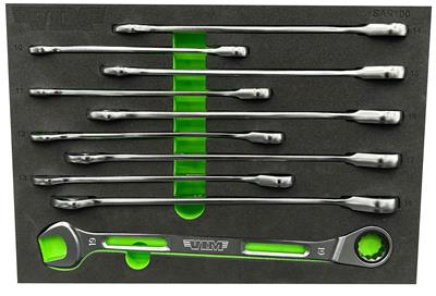 VIM Tools Slim Offset Ratcheting Wrench Sets - SAR100