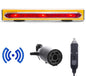 Master Tailgater's 19" Wireless Magnetic Tow Light Bar | 48 Foot Range | Ultra Bright LED | 4 Pin Round, 4 Pin Flat, or 7 Pin RV Hitch Transmitter