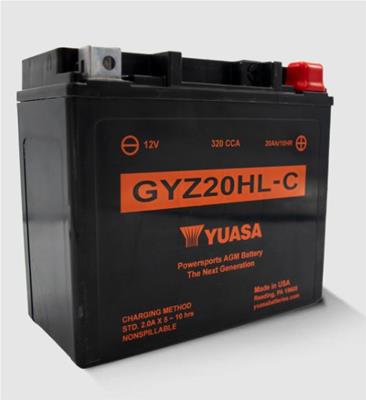 Yuasa GYZ Maintenance-Free Batteries - GYZ20HLC